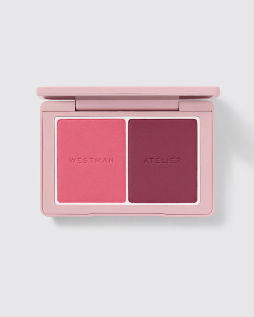 Powder Duos palette open showing the Fizz / Jam shades.