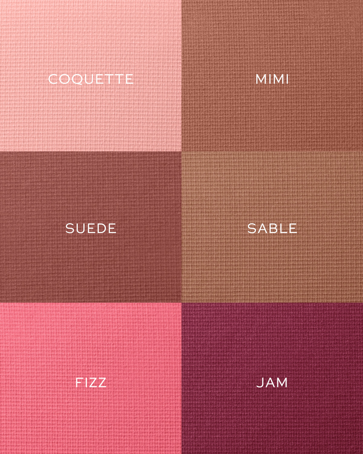 Swatches of both shades in the 3 Baby Cheeks Powder Blush Duos.