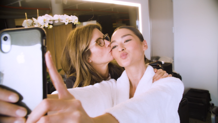 Gucci and model take a selfie