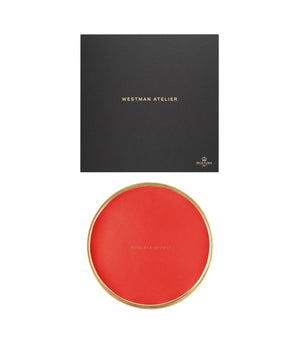 Guld Plattan Vanity Tray - Red