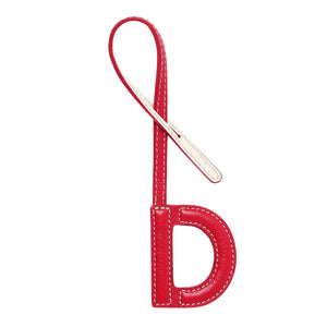 Alphabet Charm - Tomato Red