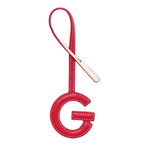 Alphabet Charm - Tomato Red