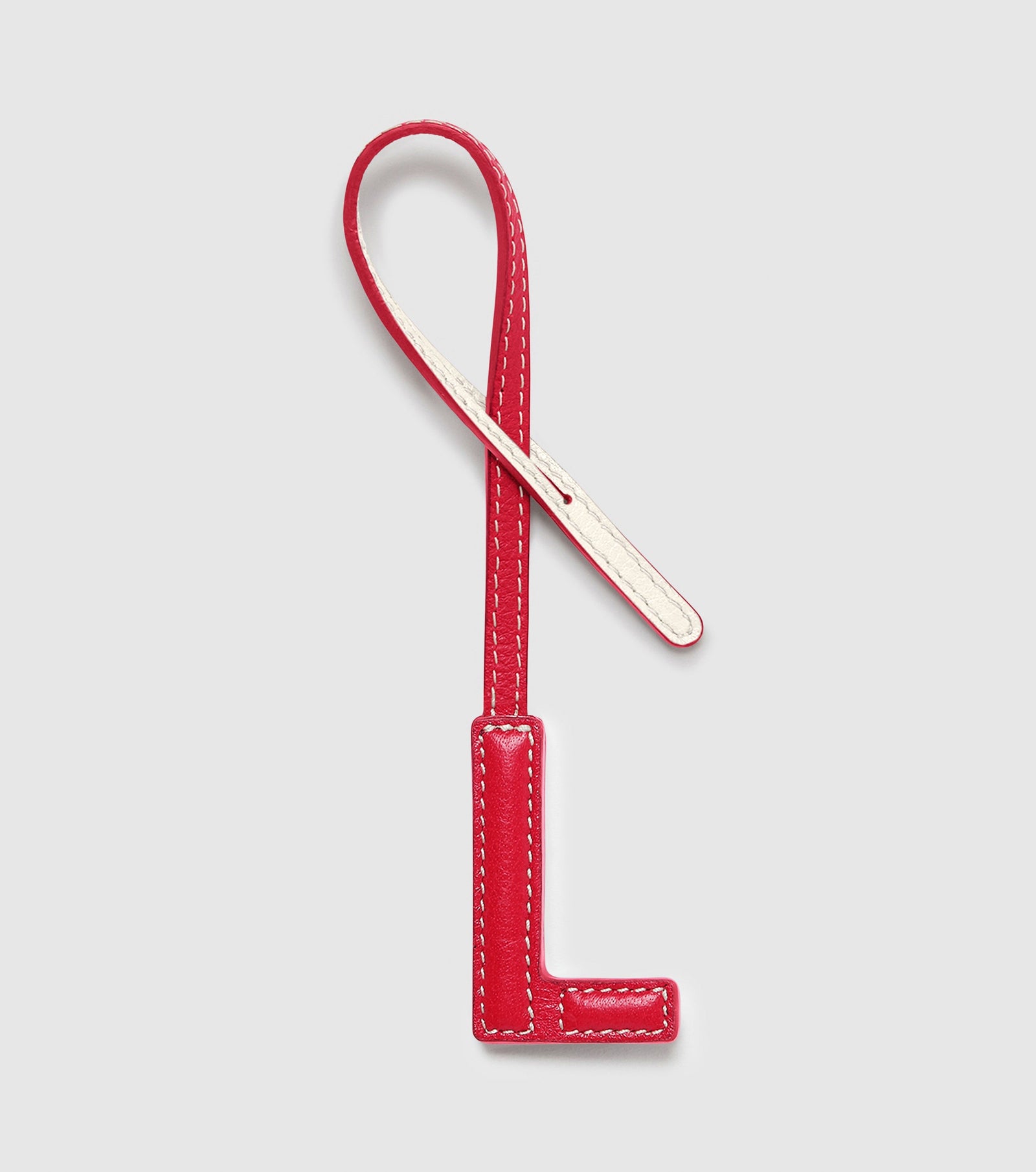 Alphabet Charm - Tomato Red