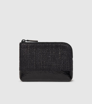 The Makeup Pouch - Black and Bouclé