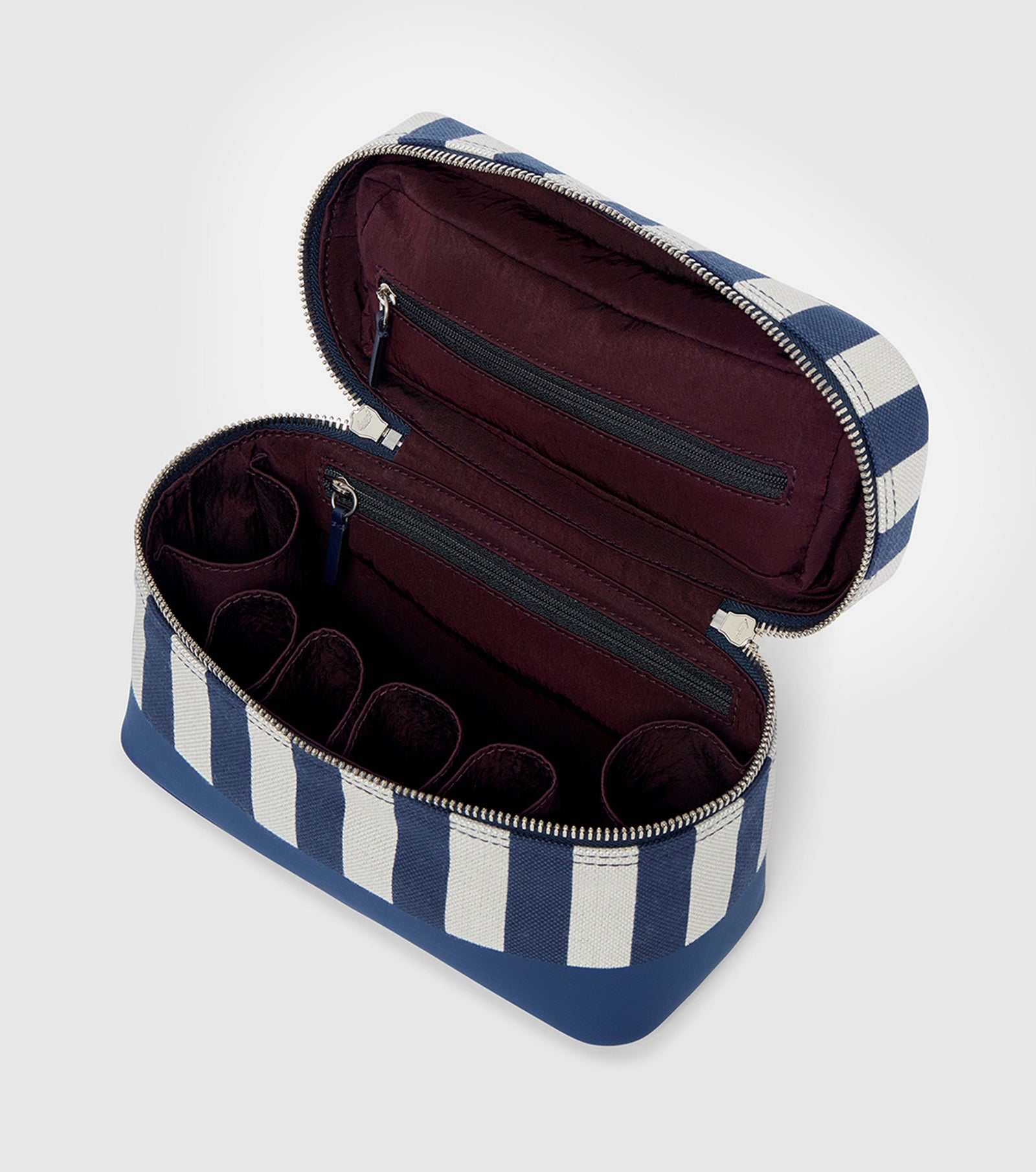 The Train Case - Nautical Stripes