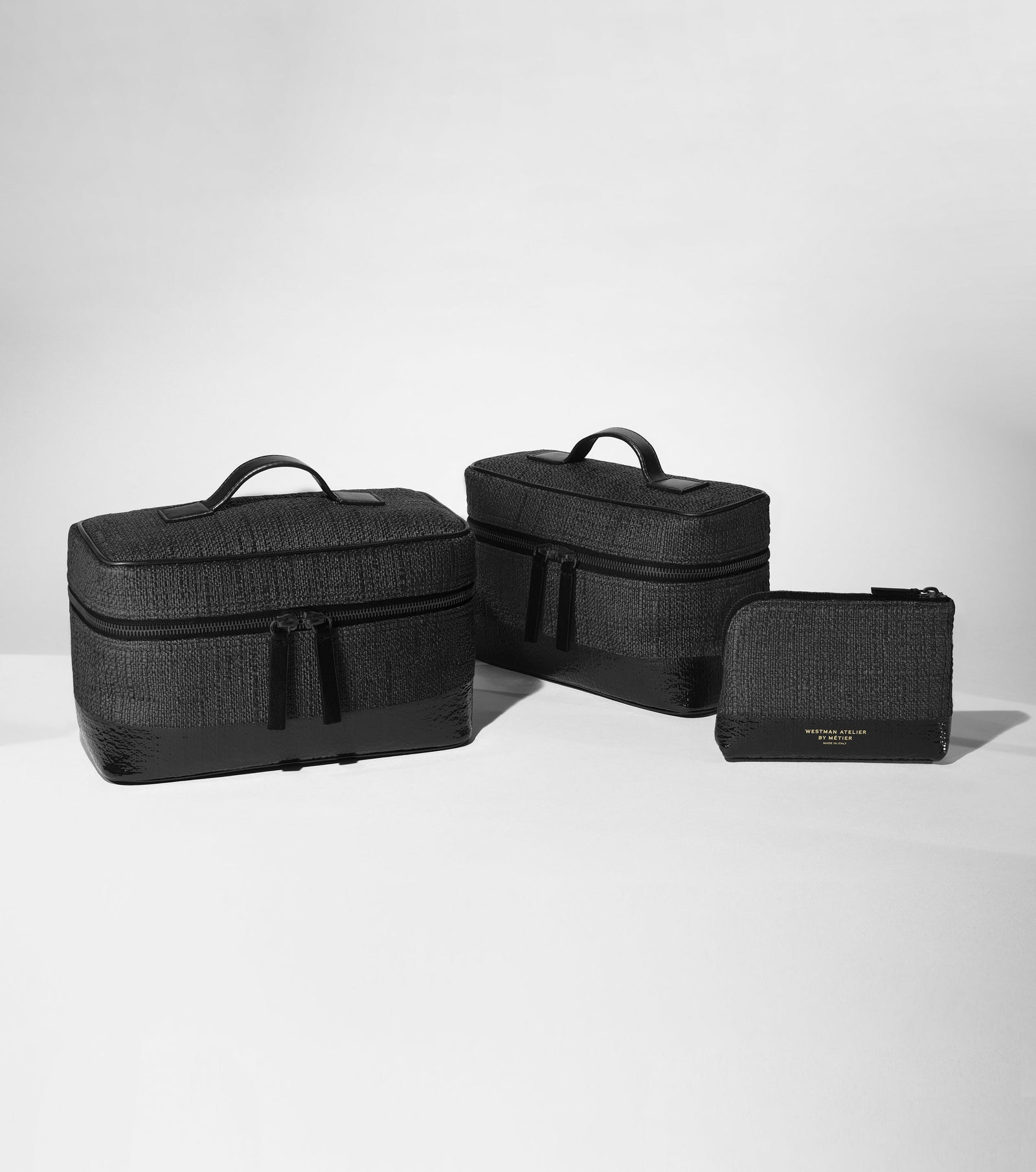 The Train Case - Black and Bouclé