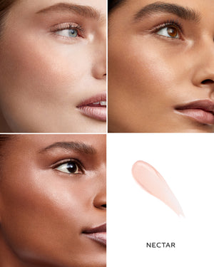 Nectar swatched on three different models.
